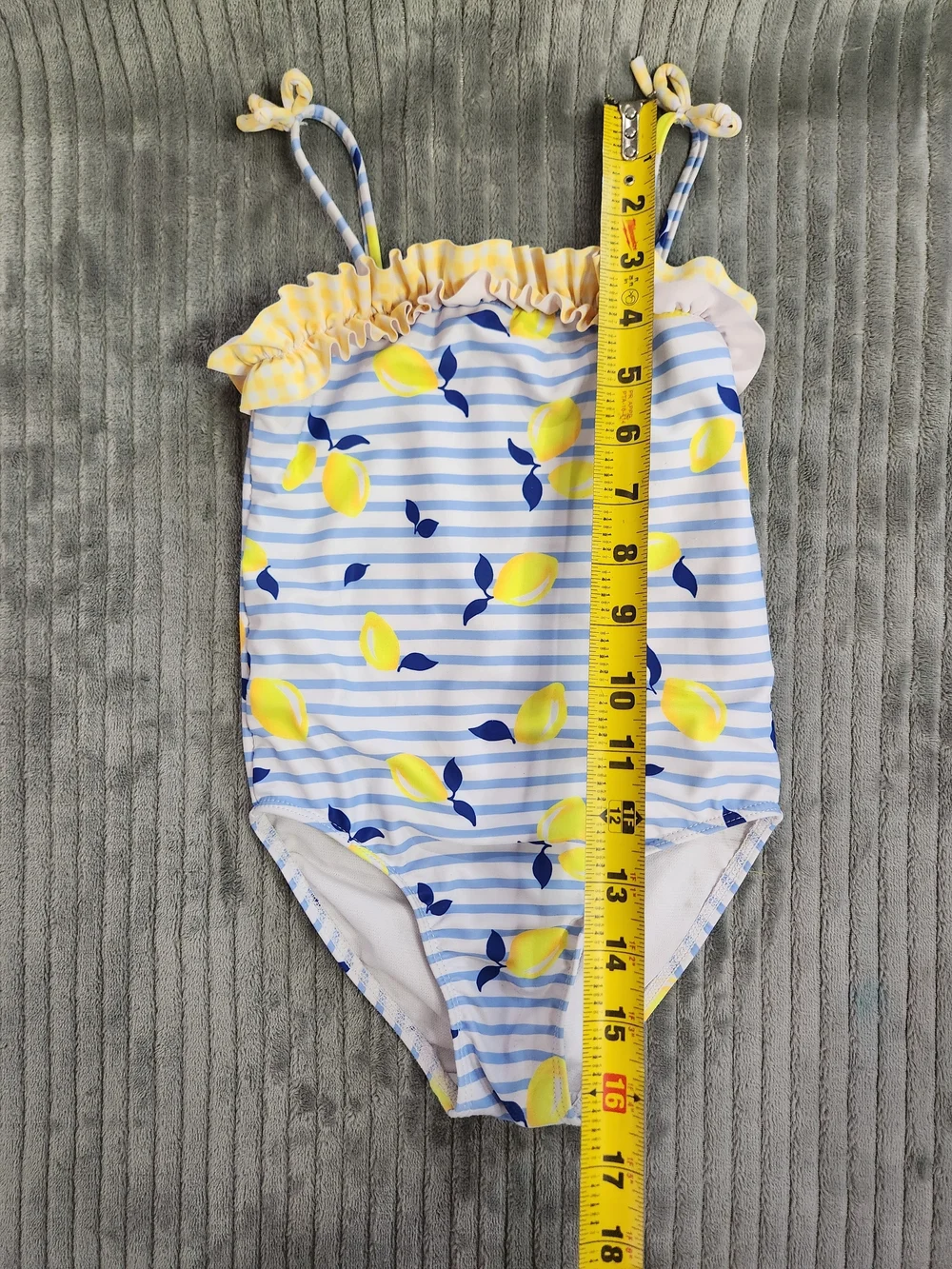 Bmagical Bwever size 5 swimsuit striped patter lemon one-piece swimsuit 5